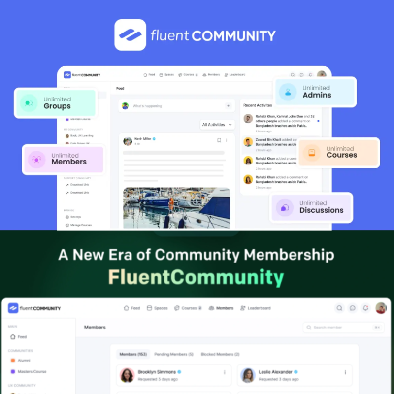 FluentCommunity Pro